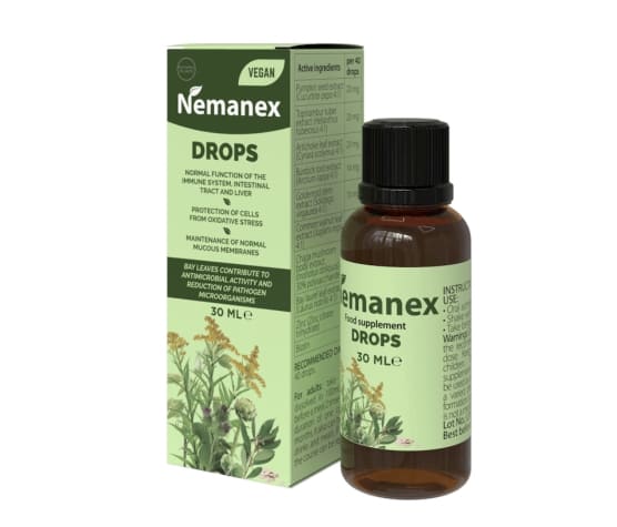 Nemanex Spray 30 ml  Cynk Jod Mangan - Składniki Naturalnego Pochodzenia  14576536044 